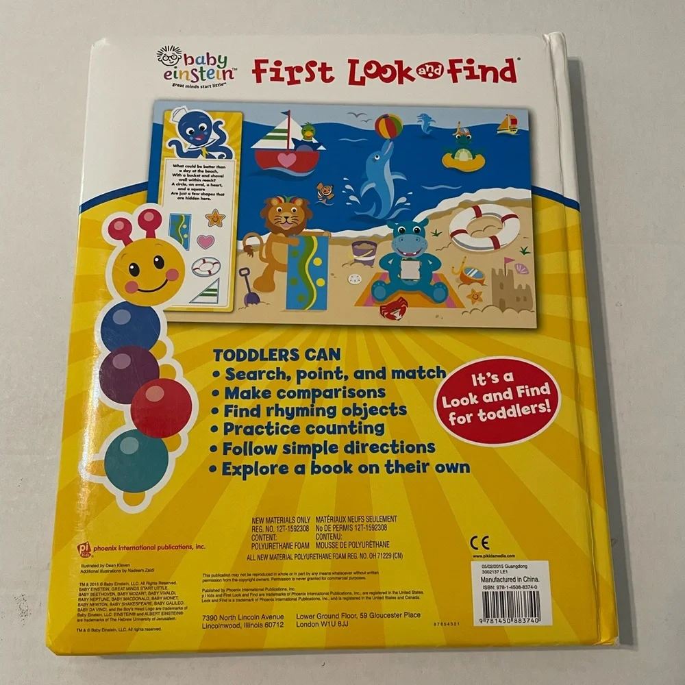 Baby Einstein - Let's Look - First Look and Find Toddler Hardcover Book